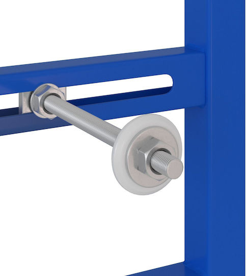 Vidaxl Bathroom Accessory Blue Metal 50 x 17.5 x 136 cm Durable Blue