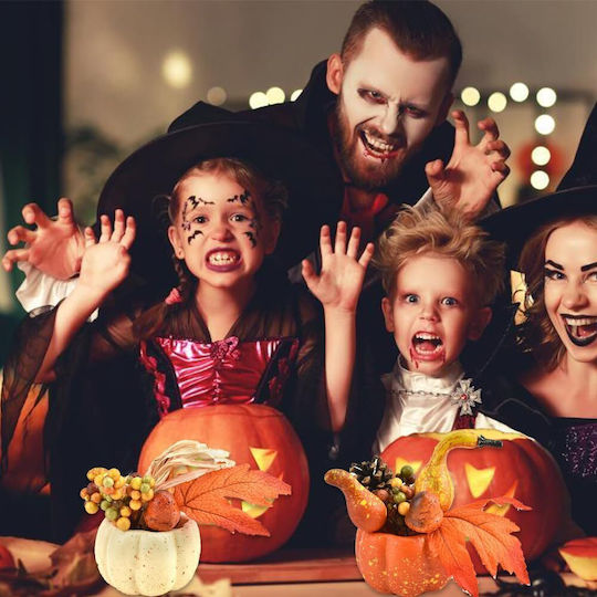 Zoompil Dovleci Artificiali din Plastic Halloween 2 Bucăți
