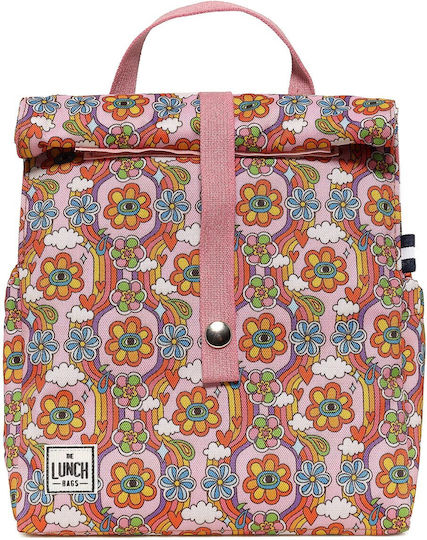 The Lunch Bags Original 2.0 Σχολικό Ισοθερμικό Τσαντάκι Φαγητού Ώμου 5lt Ροζ 21x16x24cm