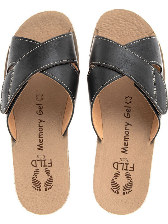 Classic Women's Platform Wedge Sandals Black