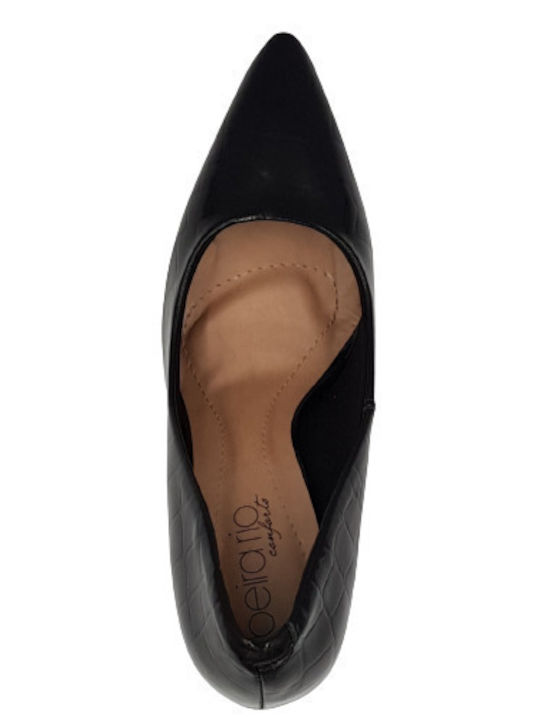 Patent Leather Pointed Toe Black Heels