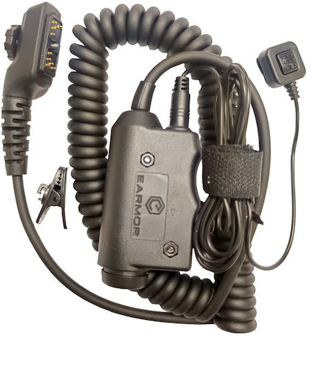 Comutator PTT Căști Earmor, M52 Aplicații Radio Hytera PD780
