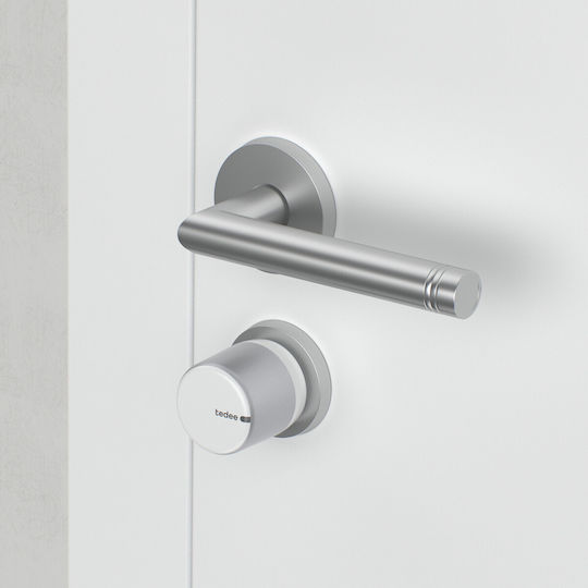 Tedee Elektronisches Schloss Smart Lock in Farbe Silber