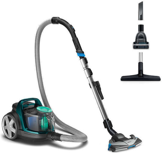 Philips FC9555/09 Vacuum Cleaner 900W Bagless 1.5lt Black / Green