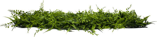 GloboStar Artificial Foliage Panel Dwarf Fern - Dwarf Ivy - Dwarf Daphne 60x40cm