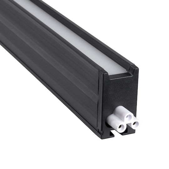 GloboStar LED Lumina liniară Lumină Plafon 18W Alb rece IP20 L120xL2xÎ4cm
