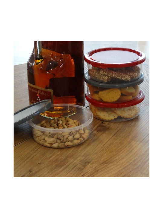 Viomes Microwave Plastic Lunch Box Silver 500ml
