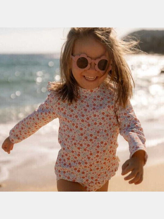 Little Dutch Flowers Kids Swimwear Long Sleeve Shirt Multi-colour
