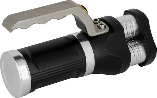 GloboStar Rechargeable Flashlight LED IP65 with Maximum Brightness 3000lm Car & Socket Black