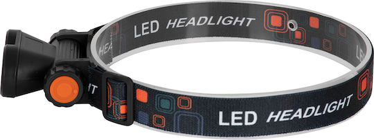 GloboStar Rechargeable Headlamp LED IP44 with Maximum Brightness 2500lm XML2-T6 Chip 25 Watt Black