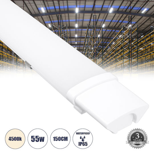 GloboStar Outdoor Lighting Batten with Built-in LED 55W 150cm