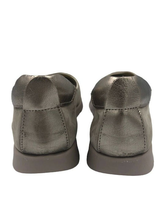 Suede Ballerinas Gray