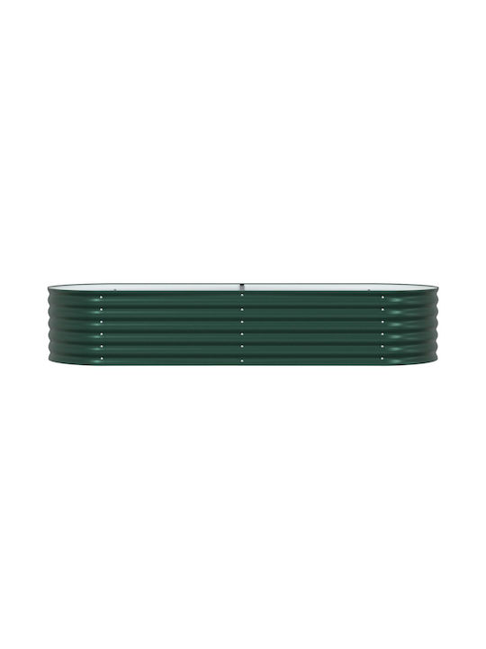 vidaXL Topf Metallisch Green 240x80x44cm.