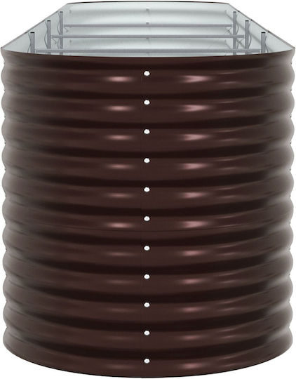 vidaXL Topf Metallisch Brown 400x80x81cm.