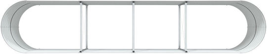 vidaXL Topf Metallisch Brown 400x80x81cm.