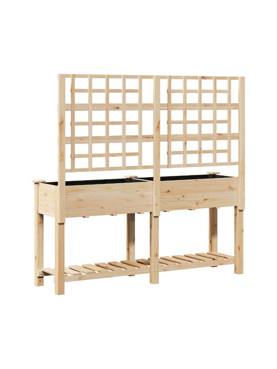 vidaXL Pot Wooden 161x43x152cm.