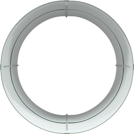 vidaXL Саксия Метал Зелен 80x80x81см.