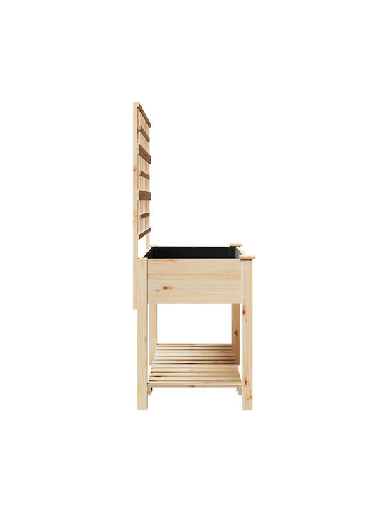 vidaXL Pot Wooden 115x59x152cm.