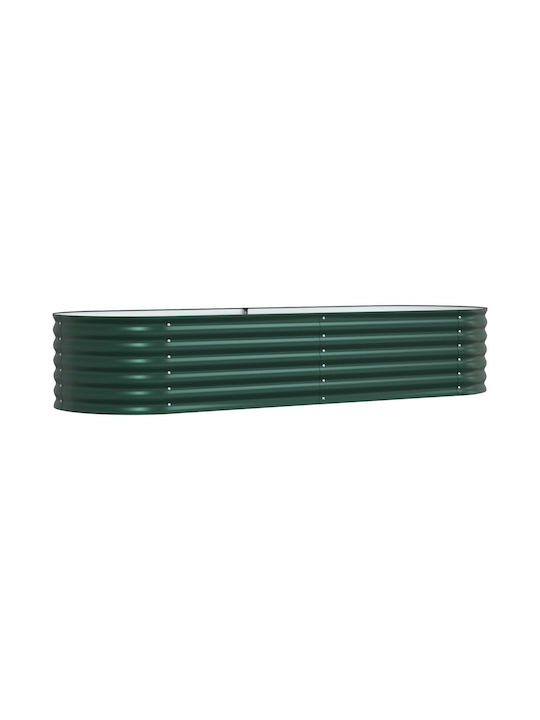 vidaXL Topf Metallisch Green 240x80x44cm.