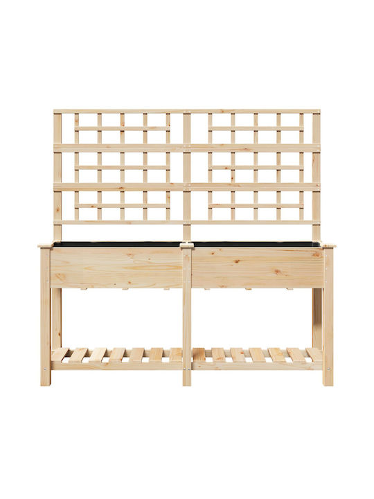 vidaXL Pot Wooden 161x43x152cm.