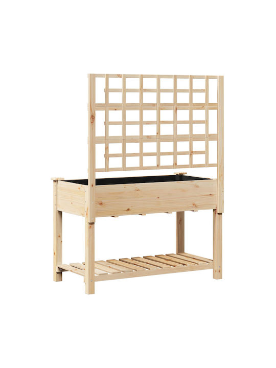 vidaXL Pot Wooden 115x59x152cm.