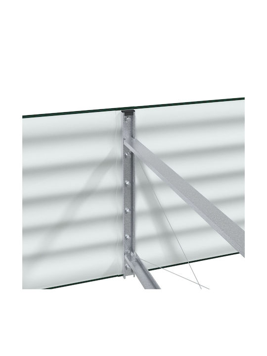 vidaXL Pot Metallic Green 320x80x44cm.
