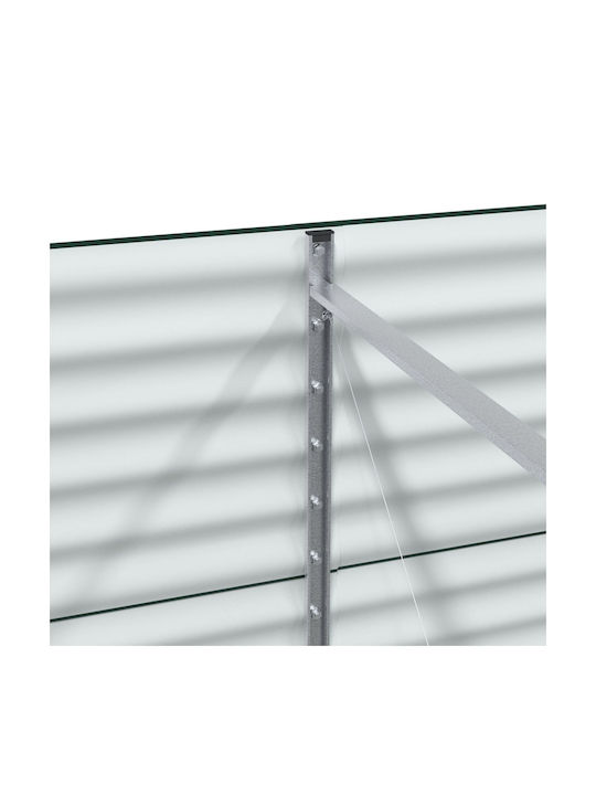 vidaXL Pot Metallic Green 400x80x81cm.