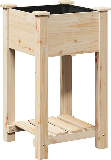vidaXL Topf Hölzernes 45x45x76cm.