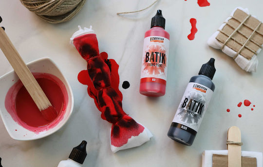 Vopsea Batik 80 ml Pentart Țesătură Batik Roz