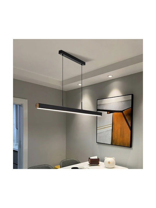 Toolight Κρεμαστό Φωτιστικό Μαύρο LED