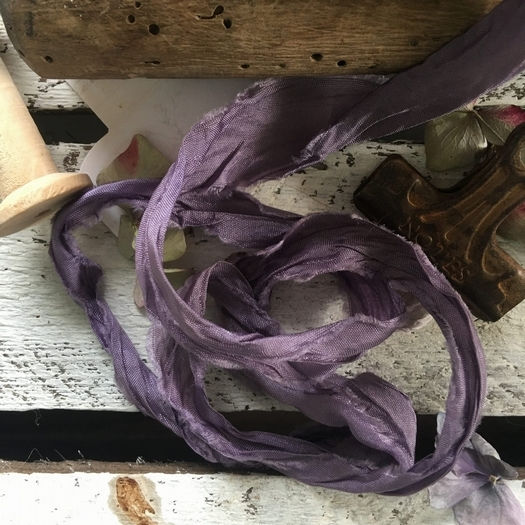 Altes Vintage-Violettband 1,2 m