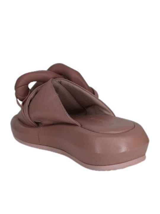Γυναικεία Σανδάλια Flatforms Ροζ