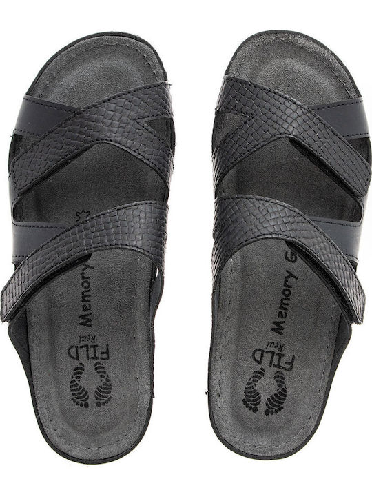 Women's Flat Sandals Anatomic in Black Color