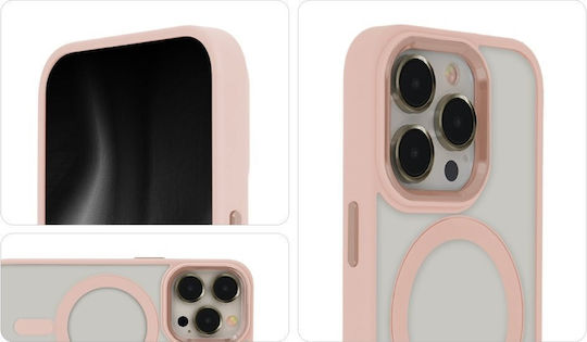 TectoShield Umschlag Rückseite Metallisch Rosa (iPhone 12 / 12 Pro)