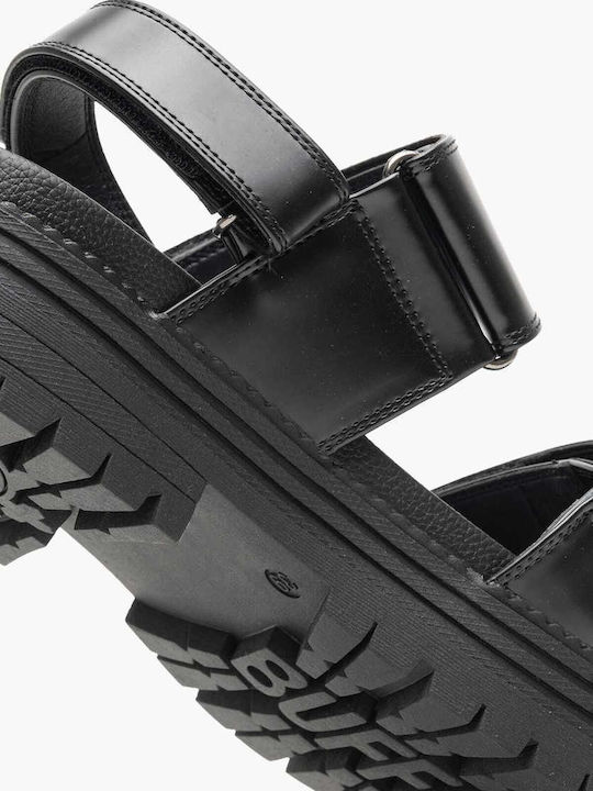 Flache Sandalen für Damen Flatforms in Schwarz Farbe