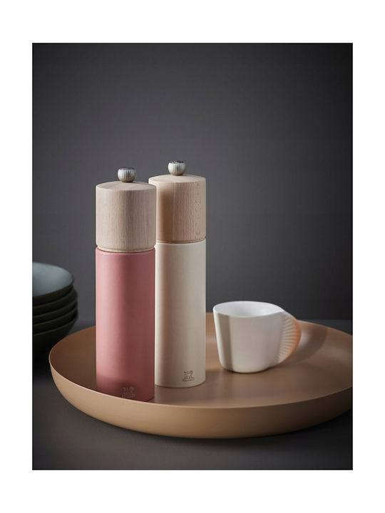 Peugeot Boreal Manual Set Spice Mills made of Wood in Pink Color 21cm 1pcs
