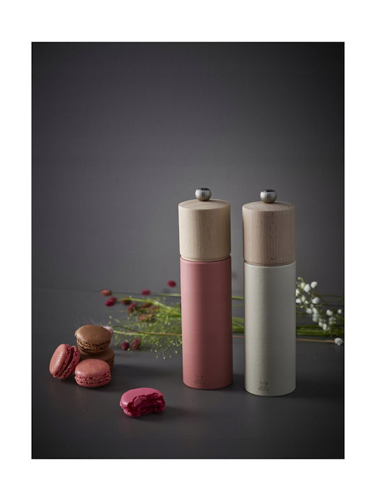 Peugeot Boreal Manual Set Spice Mills made of Wood in Pink Color 21cm 1pcs
