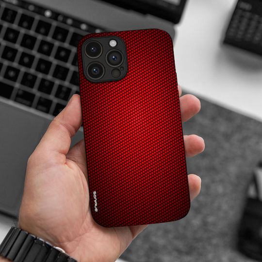 Калъф Sonique Carbon Series за Honor Magic7 Lite 5G Червен