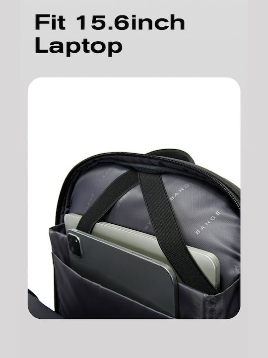 Bange Αδιάβροχη Τσάντα Πλάτης για Laptop 15.6" σε Μαύρο χρώμα 3065 χακί