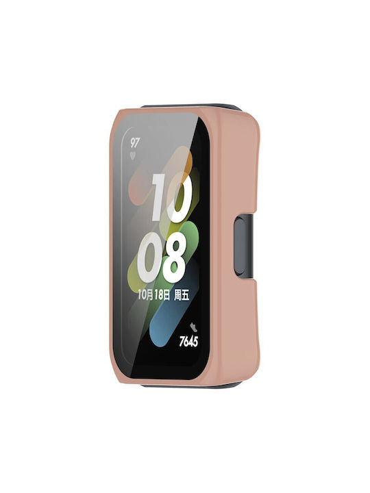 Πλαστική Θήκη σε Ροζ χρώμα για Huawei Band 7 Πλαστική Θήκη σε Ροζ χρώμα για Huawei Band 7