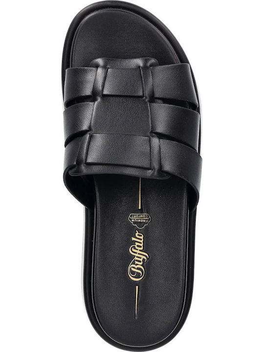 Women's Flat Sandals in Black Color