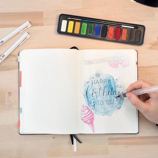 Watercolor Brush Markers 10ml 3 Pcs