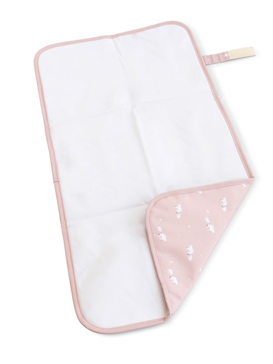 Saro Tragbare Wickelauflage aus Stoff Pink