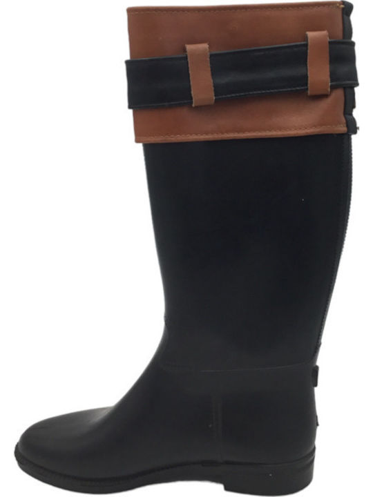 Damen Gummistiefel Schwarz