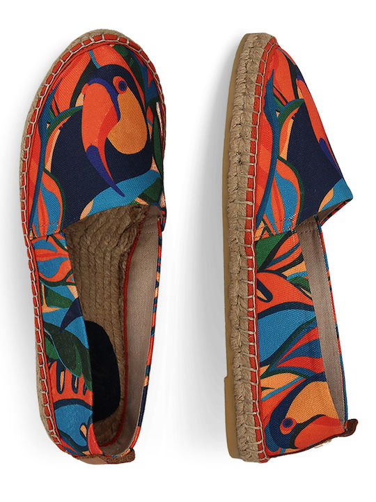 Stoff Damen Espadrilles in Mehrfarbig Farbe