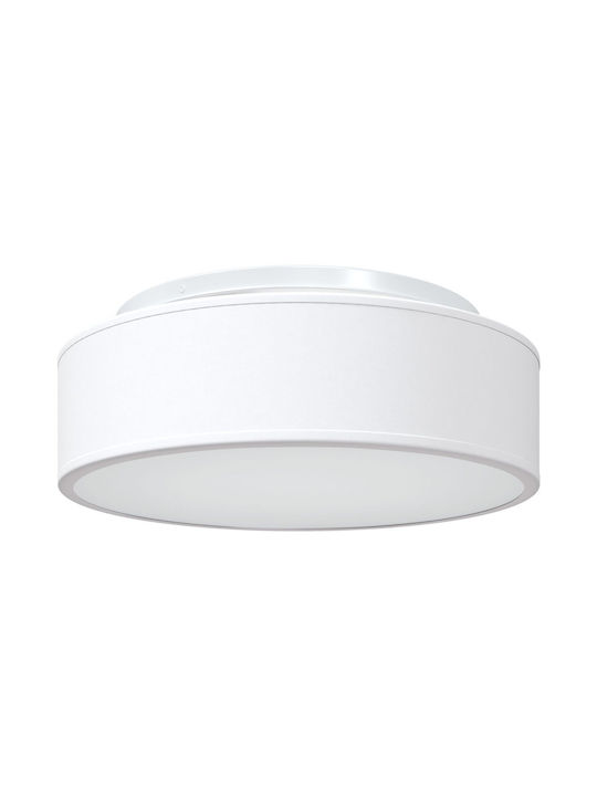 vidaXL Plafonieră de Tavan 38buc Albă cu Soclu E27