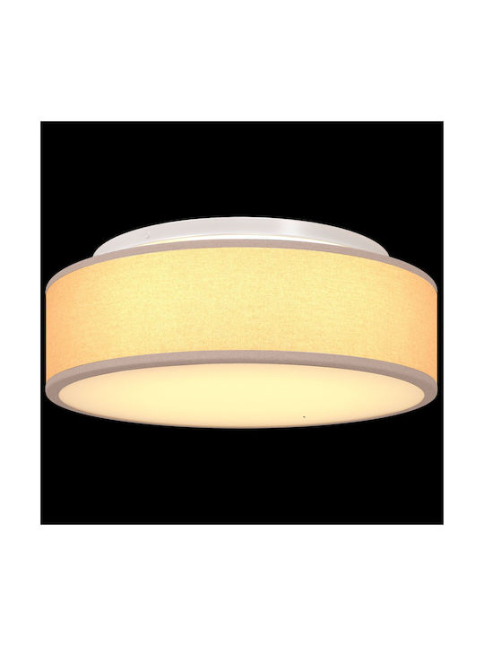 vidaXL Mount Ceiling Light 38cm Brown with E27 Lamp Adapter