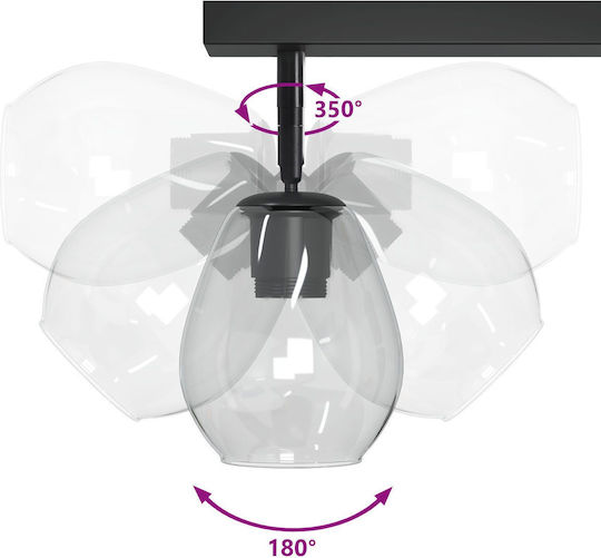 vidaXL Ceiling Mount Light 70cm Gray
