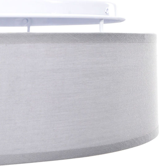 vidaXL Leuchten Deckenleuchte 38cm Gray mit Fassung E27