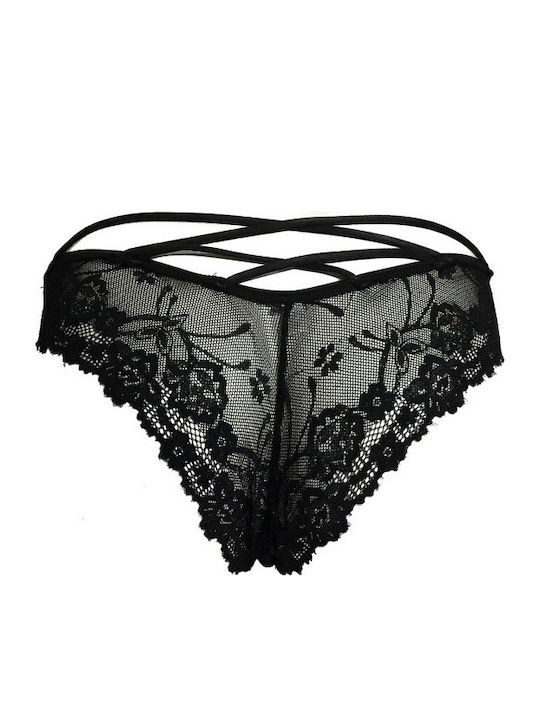 Women's Slip with Lace Bordeaux